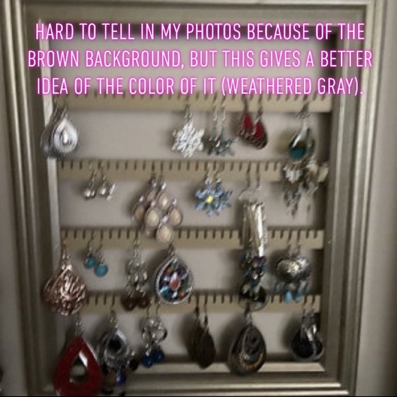 NEW Custom Handmade Wood Earring Organizer/Display - Picture 3 of 3